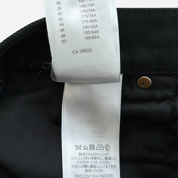 Louis Vuitton Black Monogram Carpenter Pants - Picture 7 of 8